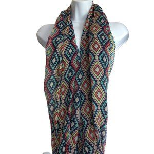 Francesca's geometrical cowl neck scarf. NWT-